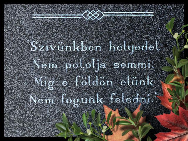 Sírtáblák – 1. alkotás